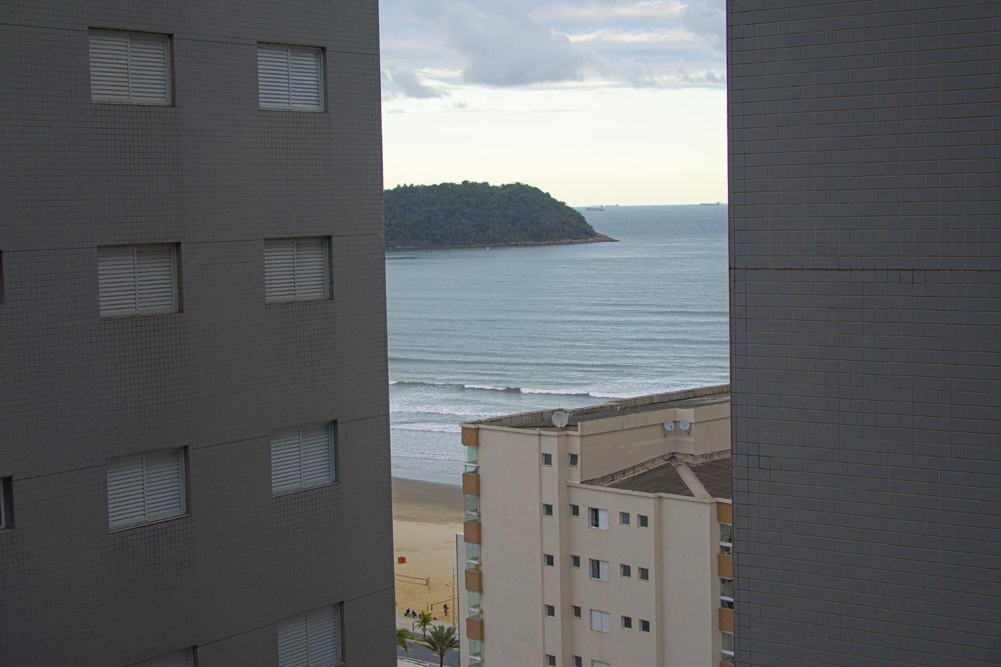 Apartamento Maravilhosa Vista Praia Grande  Exterior foto