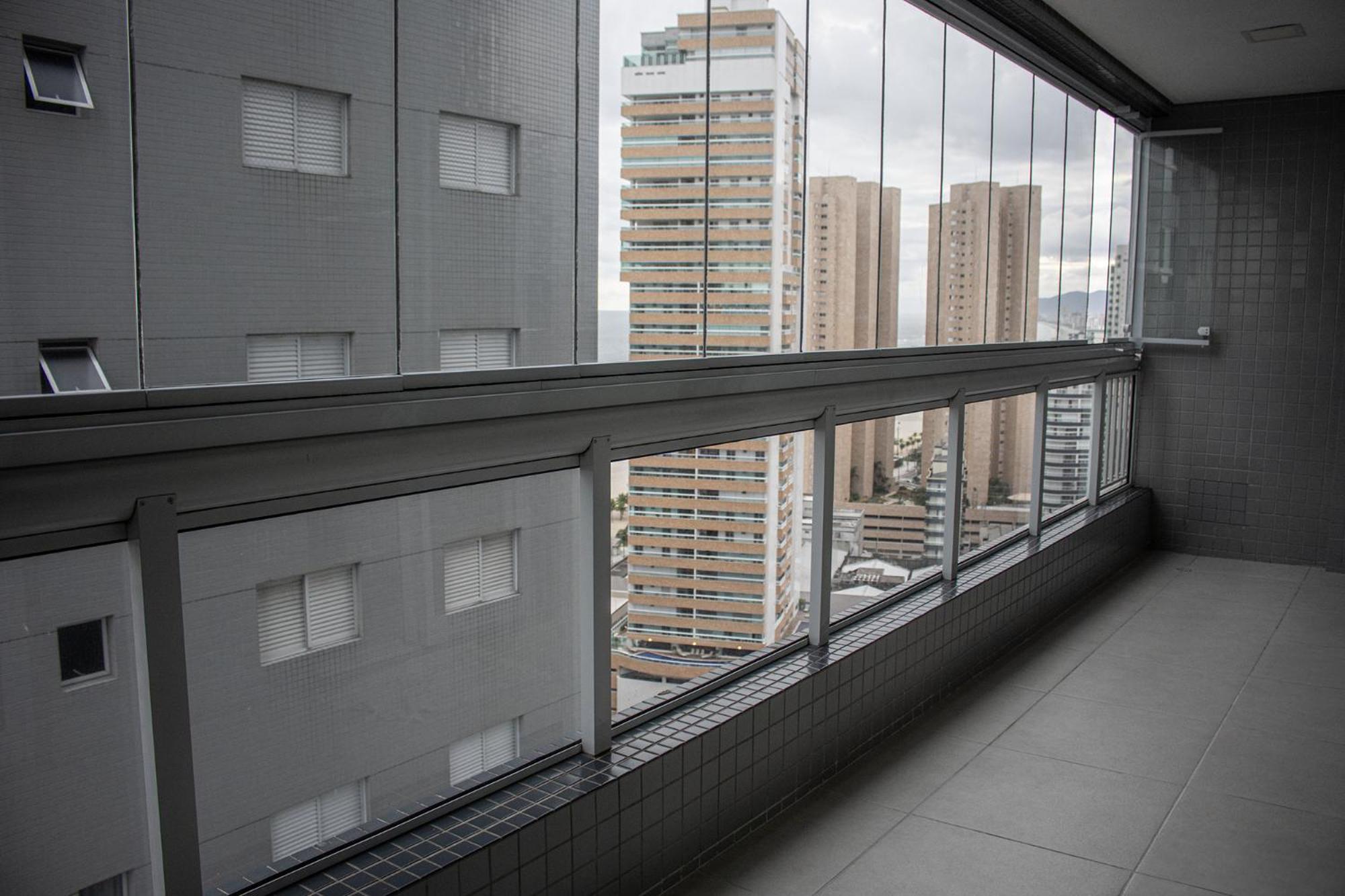 Apartamento Maravilhosa Vista Praia Grande  Exterior foto