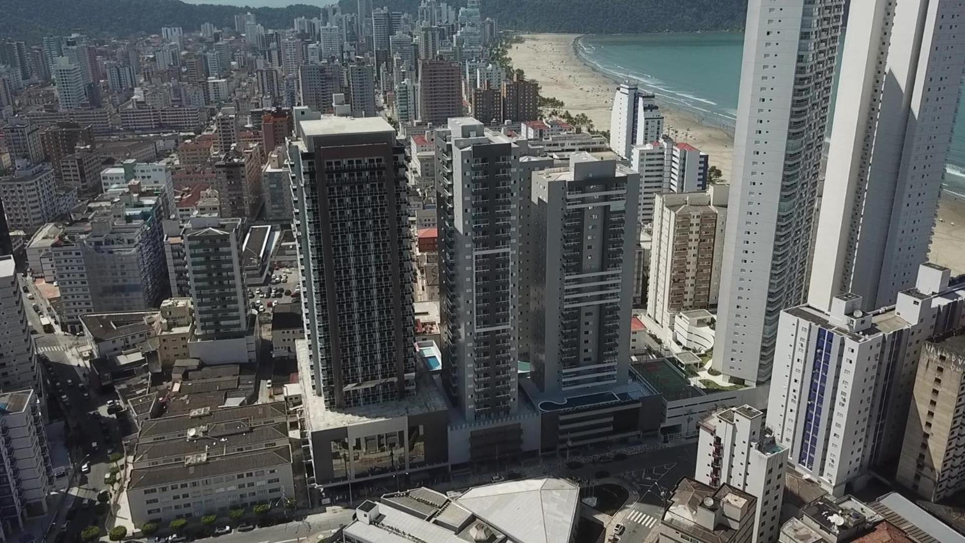 Apartamento Maravilhosa Vista Praia Grande  Exterior foto